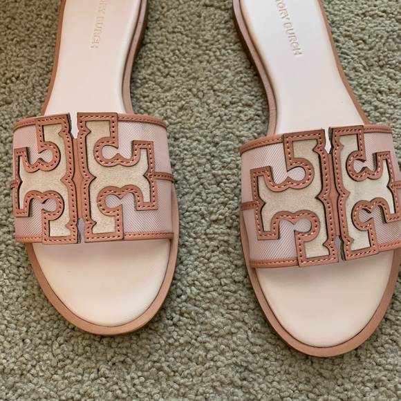 NEW 8 Tory Burch Ines Mesh Slide Pink - Picture 7 of 11